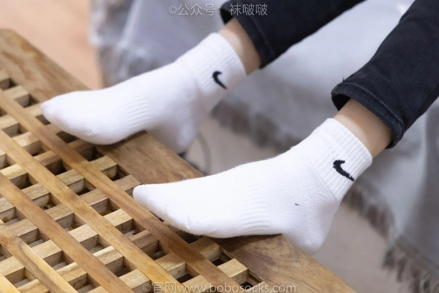 [BoBoSocks袜啵啵]NO.061 稚予-短靴、白棉袜、裸足 [145P]插图9